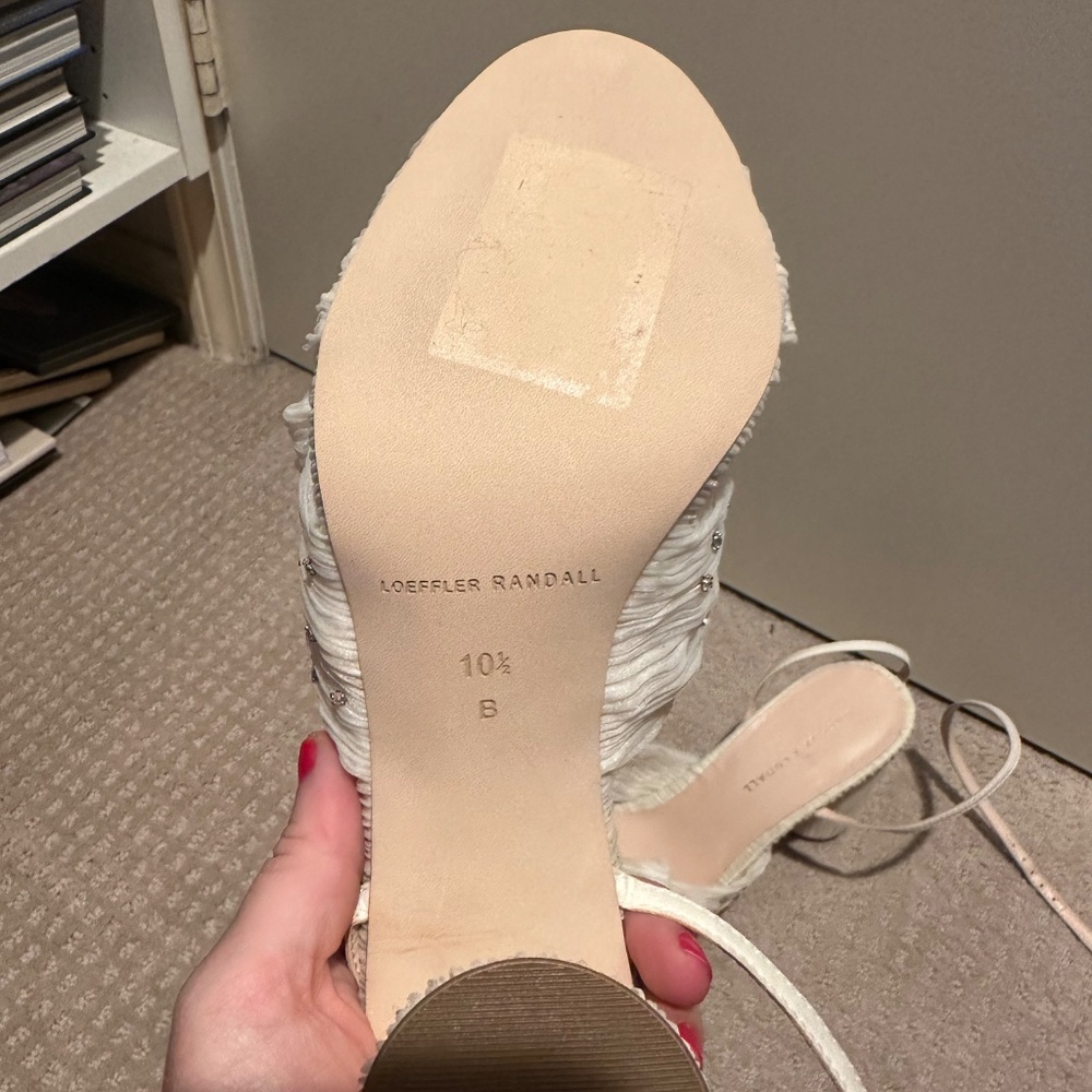 Loeffler Randall Camellia Rhinestone Heels - Size 10.5 NWT - Picture 5 of 7